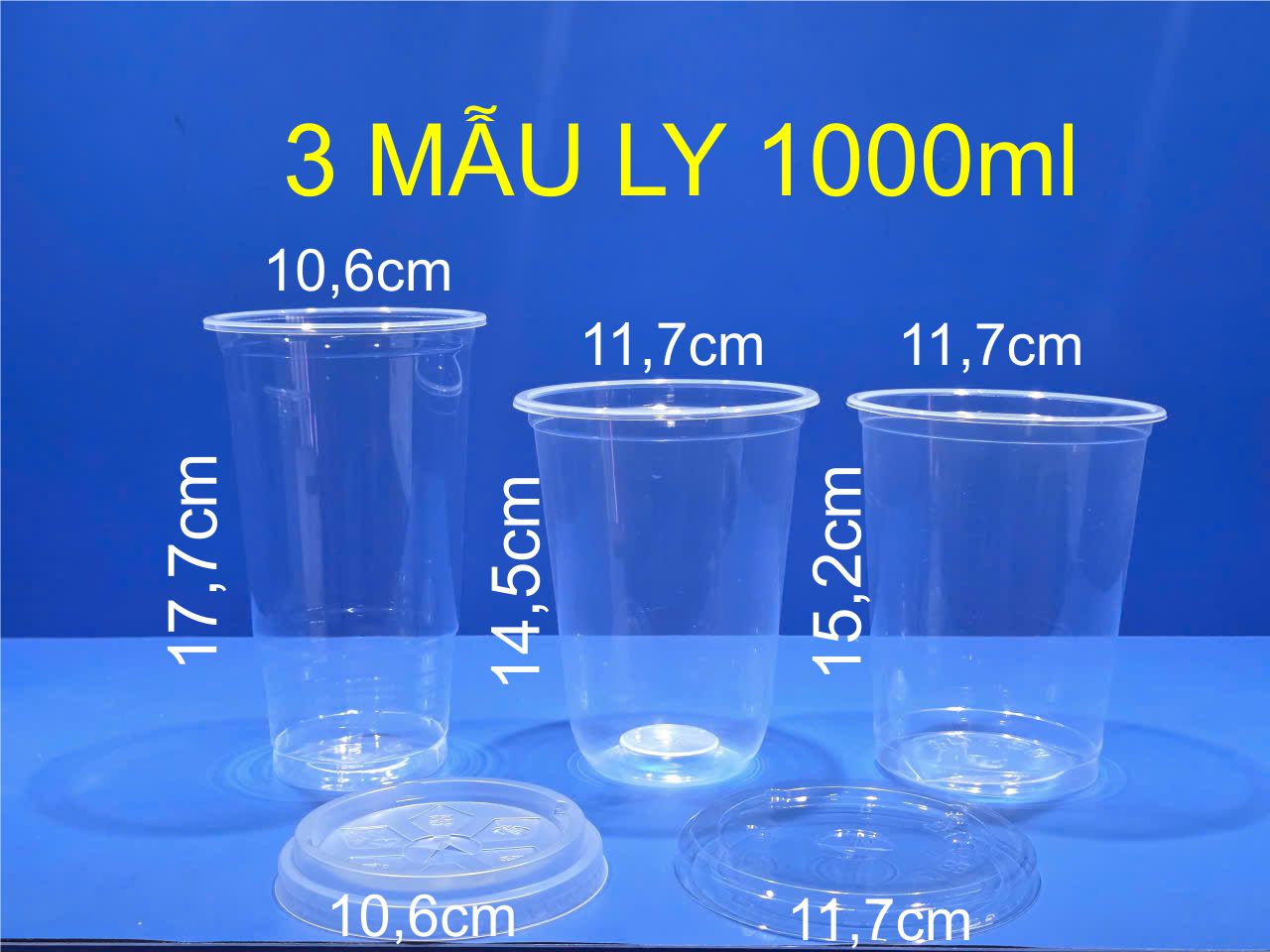 Ly nhựa 1000ml